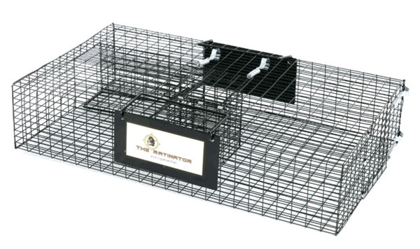 Rugged Ranch 2-Pack Ratinator Indoor or Outdoor Multi-Catch Rat Trap - Humane Live Cage Catcher, Rodent Control for Homes, Barns, Attics, Garages, Sheds, Gardens and Farms