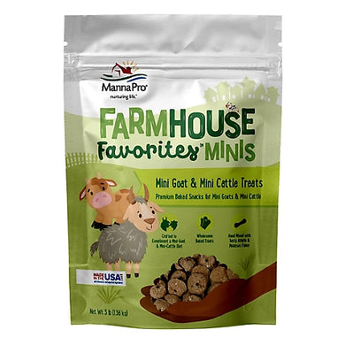Manna Pro Mini Goat & Mini Cattle Treats, 3 lb