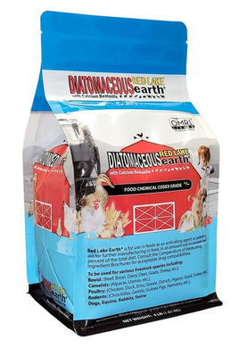 Red Lake Earth Diatomaceous Earth with Calcium Bentonite Fine Granulations, 4 lbs