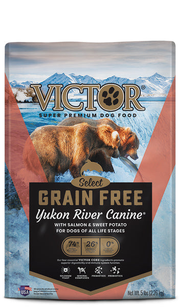 Victor Yukon River Salmon & Sweet Potato Grain-Free Dry Dog Food, 30-lb
