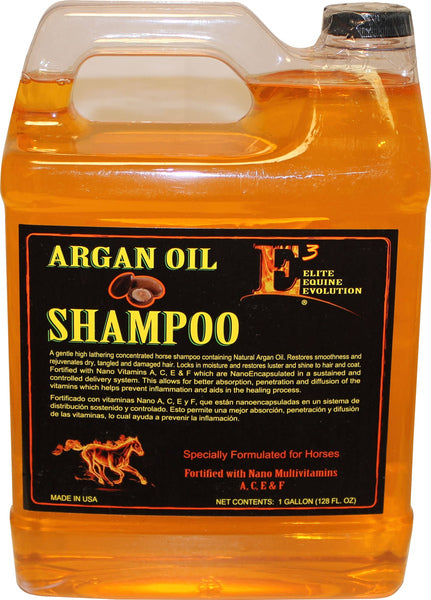 E3 Elite Equine Evolution Argan Oil Shampoo