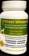 Titan Dog DeWormer Broad Spectrum Capsule Wormer Multi Sizes Available