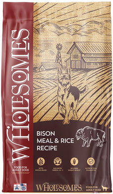 Wholesomes Bison Meal & Rice Dog 35 lb