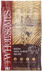 Wholesomes Bison Meal & Rice Dog 35 lb