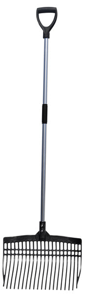 Super Tuff Rake Aluminum Handle Black Head