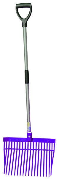 Tuff Stuff Large Square Barn Fork, Purple