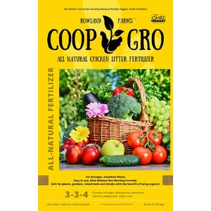 COOP GRO Organic All Natural Non Burning Slow Release 25#
