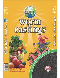 WORMGANIC WORM CASTINGS 1CUFT 25 lb bag