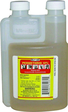 Durvet Permethrin 10% 8oz Multi Species concentrate spray