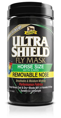 Ultrashield Fly Mask Horse With Ears & Removable Nose
