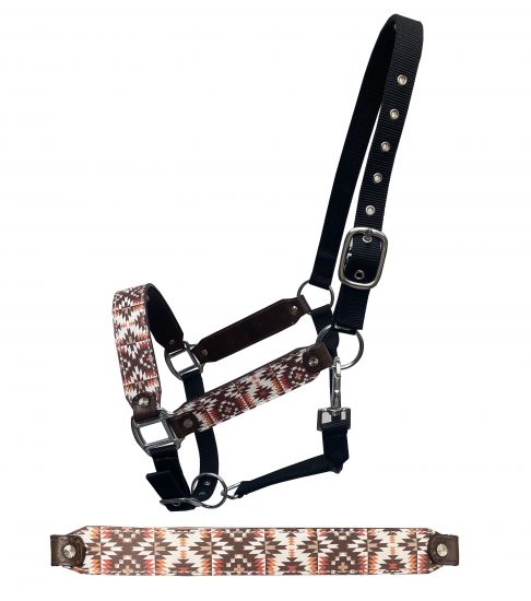 Showman Horse Halter, Navaho,  Sized 3