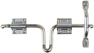 Gate Sliding Hook Latch, Heavy Slide Bolt- Zinc