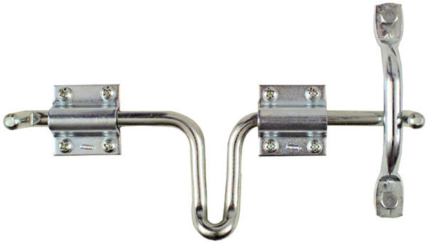 Gate Sliding Hook Latch, Heavy Slide Bolt- Zinc