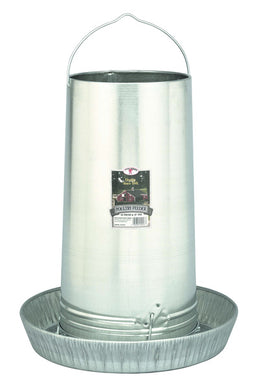 Miller Little Giant Hanging Metal Poultry Feeder, 40lb