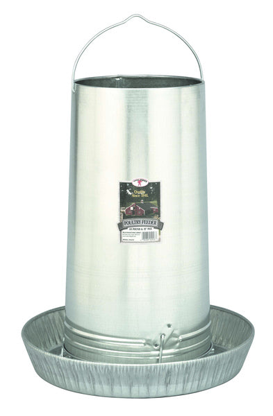 Miller Little Giant Hanging Metal Poultry Feeder, 40lb