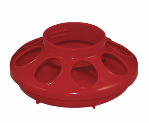 1 Quart Poultry Feeder Base Chicken Chick Feeder Multi color