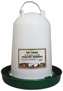 Free Range Poultry Chicken Waterer 3.5 Gallon