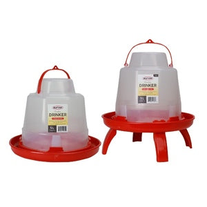 Poultry Drinker w/ Fill Cap with and without legs multiple sizes