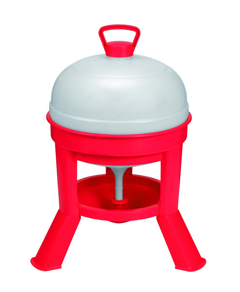 Miller Plastic Dome Poultry Waterer 5 Gallon (Red)