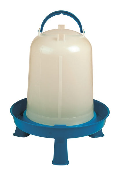 Miller Double-Tuf Waterer with Legs for Poultry  2 Gallon