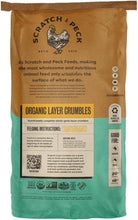 Organic Chicken Layer Feed Crumbles 16% - 35 lb Bag