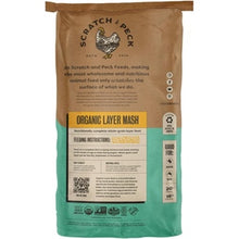 Organic Scratch and Peck Layer Mash 40 LB BAG