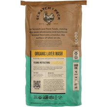 Organic Scratch and Peck Chicken  Layer Mash 40lb bag