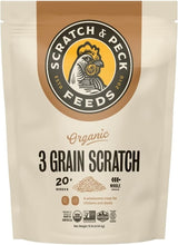 Scratch & Peck Organic 3 Grain Scratch 10 lb bag