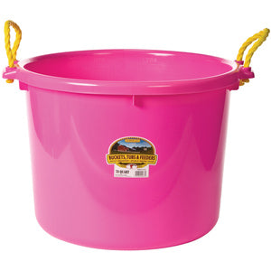 Miller Little Giant DuraFlex Livestock Muck Tub, 70-qt Various Colors