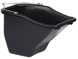 Miller Little Giant Plastic Better Livestock Bucket, Black, 10-qt