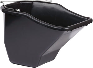 Miller Little Giant Plastic Better Livestock Bucket, Black, 20-qt