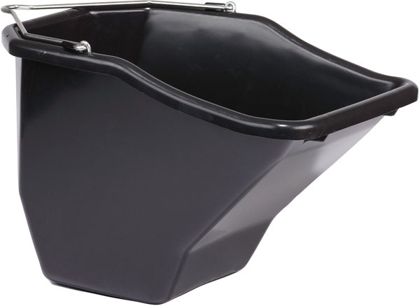 Miller Little Giant Plastic Better Livestock Bucket, Black, 20-qt