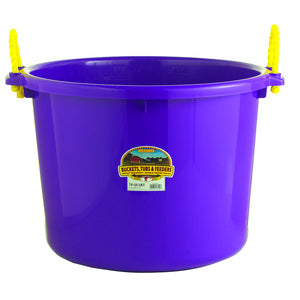 Miller Little Giant DuraFlex Livestock Muck Tub, 70-qt Various Colors
