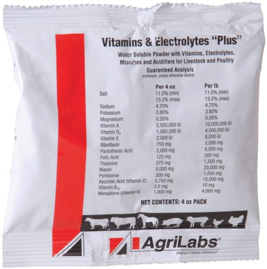 Vitamins & Electrolytes Plus 4 oz Pack