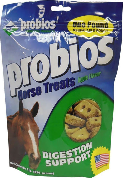 Probios Digestion Support Apple Flavored Horse Treats, 1-lb
