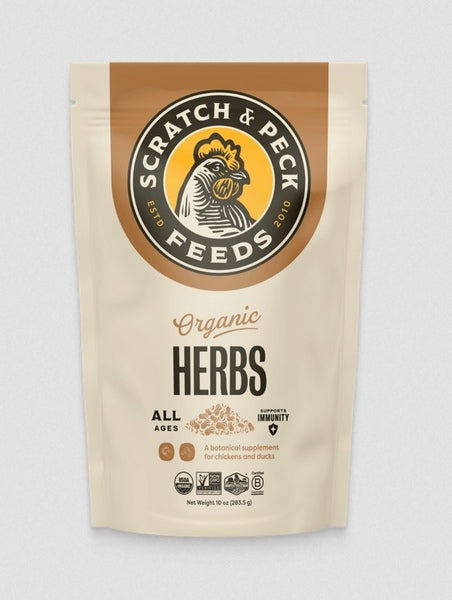 Scratch & Peck Organic Herbs 10 oz bag