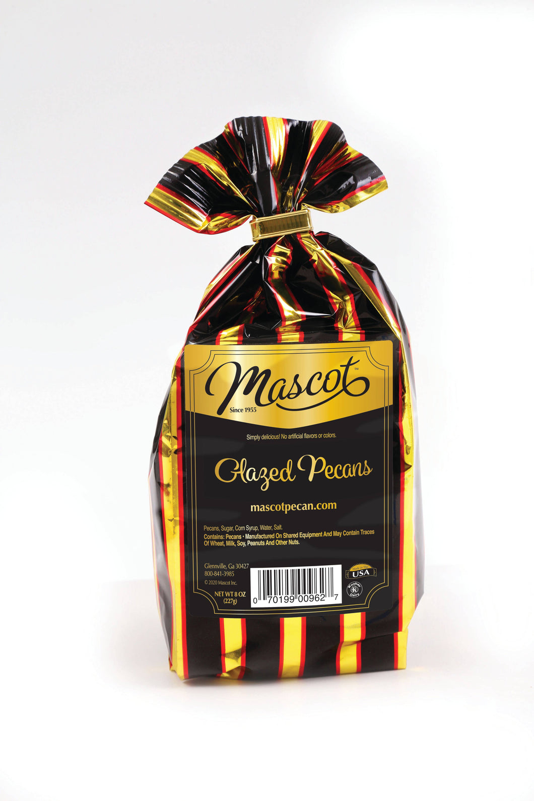 Mascot Pecan - Glazed Pecans Coffee Style Pouch
