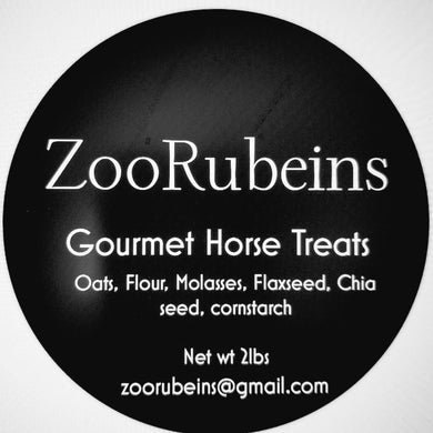 ZooRubeins Gourmet Horse Treats with Chia Seed