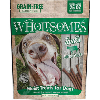 Wholesomes Tanks' Jerky Sticks Grain Free 25 oz