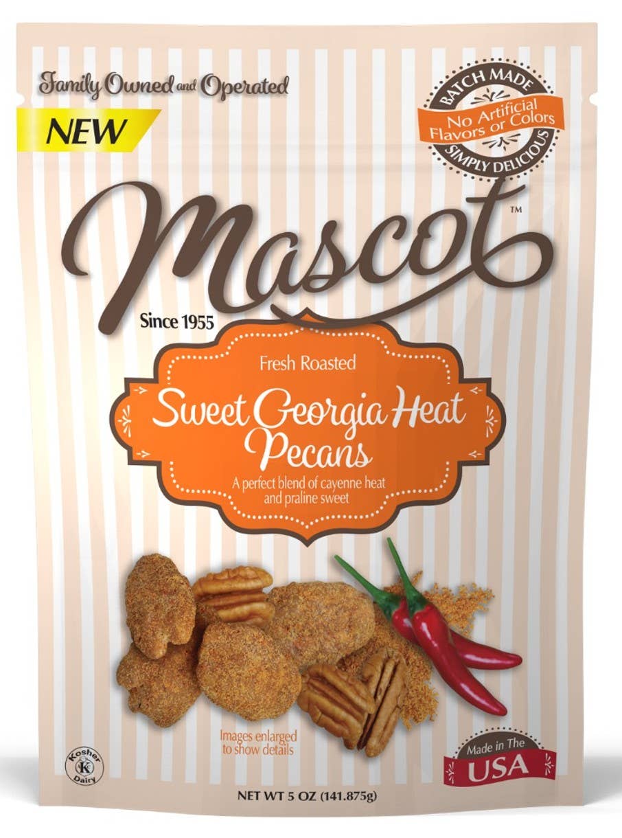 Mascot Pecan - Fresh Roasted Sweet Georgia Heat Pecans