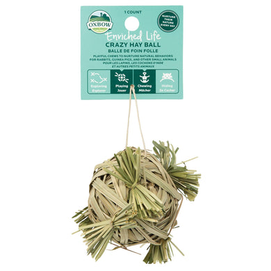 Oxbow Crazy Hay Ball Small Animal Toy
