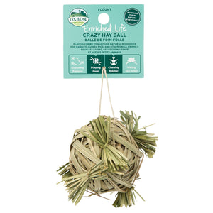 Oxbow Crazy Hay Ball Small Animal Toy