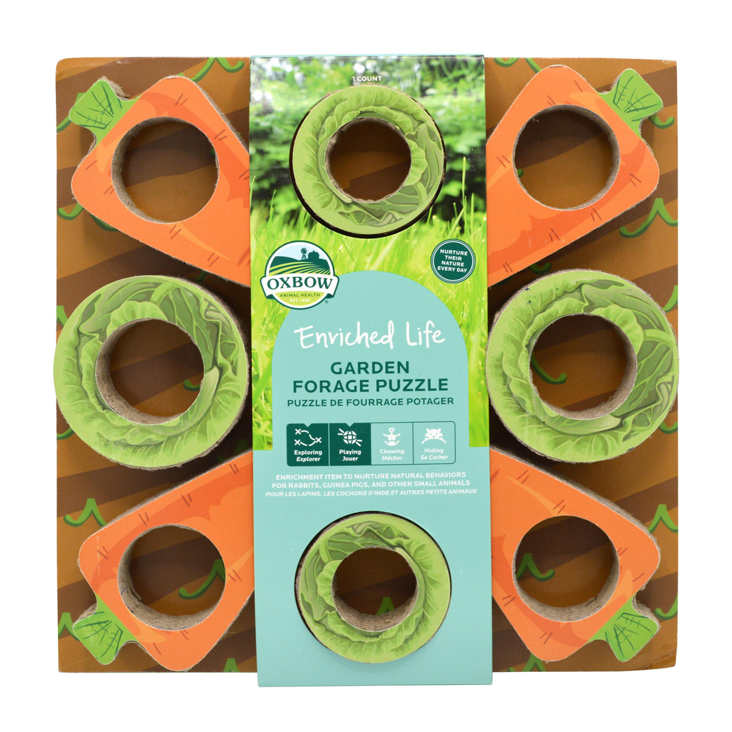 Oxbow Enriched Life Garden Forage Puzzle Chew Small Animal Toy