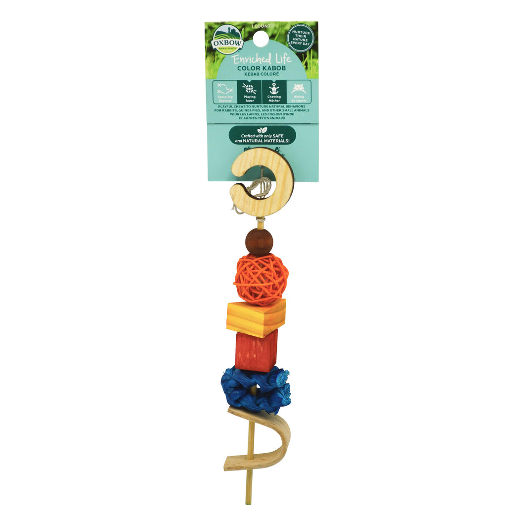 Oxbow Animal Health Enriched Life Color Kabob Small Animal Toy