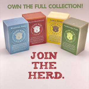 Big Crazy Buffalo - Ponderosa Pine Bison Tallow Soap Bar - 4oz