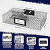 Rugged Ranch 2-Pack Ratinator Indoor or Outdoor Multi-Catch Rat Trap - Humane Live Cage Catcher, Rodent Control for Homes, Barns, Attics, Garages, Sheds, Gardens and Farms