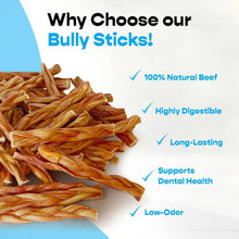 6" Braided Bully Chew Odor Free USA Sourced Highly Digestible