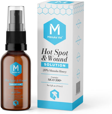 Manuka Vet Hot Spot & Wound Solution 1oz Spray Each