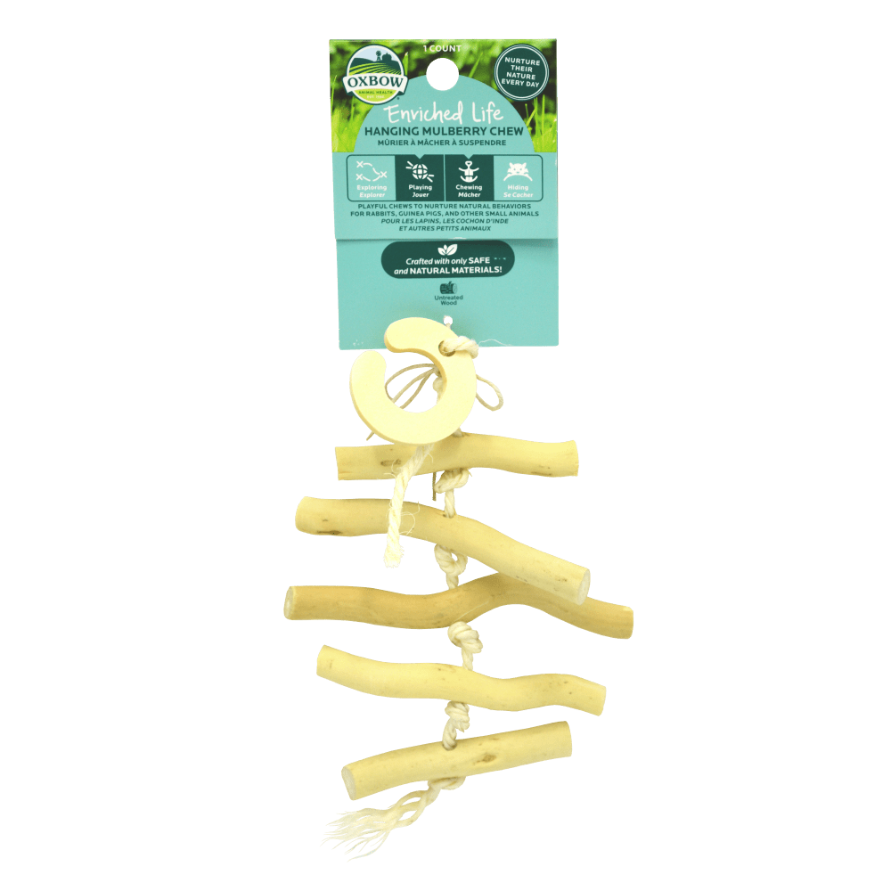 Oxbow Enriched Life Hanging Mulberry Chew Small Animal Toy