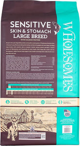 Wholesomes Sensitive Large Breed Dog Food 30lb  **BUY 12 GET 1 FREE**